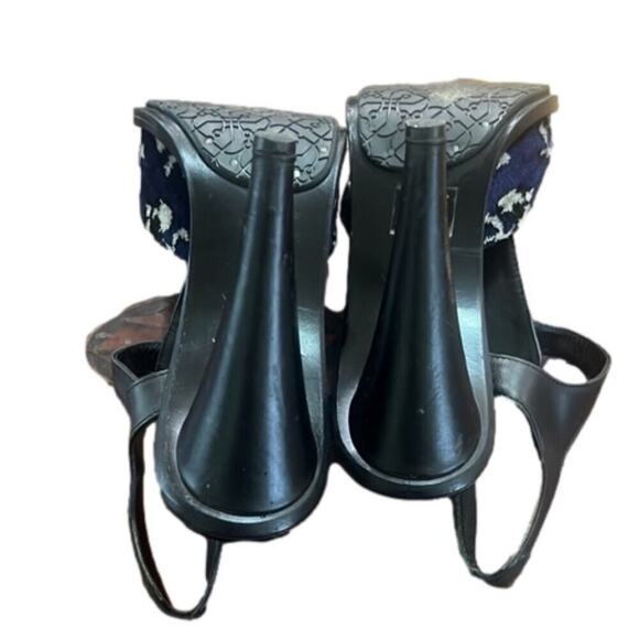 OPENING CEREMONY VELVET‎ T STRAPS PUMPS SIZE 38 1/2 - Picture 3 of 6